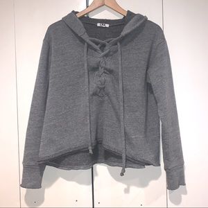 LNA Lace Up Hoodie